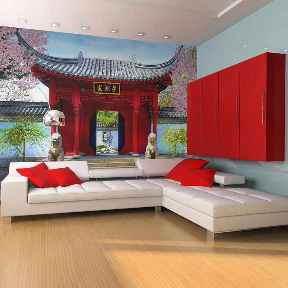 Wall mural - Chinese botanical garden of Montreal (Quebec Canada)-TipTopHomeDecor