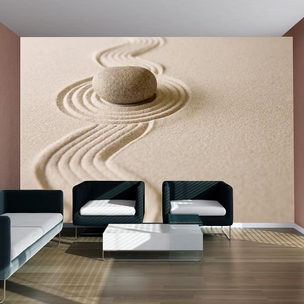 Wall mural - Zen sand garden-TipTopHomeDecor